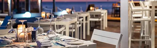 Restaurants in Cozumel on the beach at Le Cap